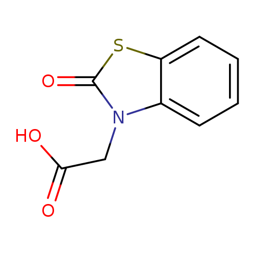 (2-Oxo-1,3-benzothiazol-3(2h)-yl)acetic acid