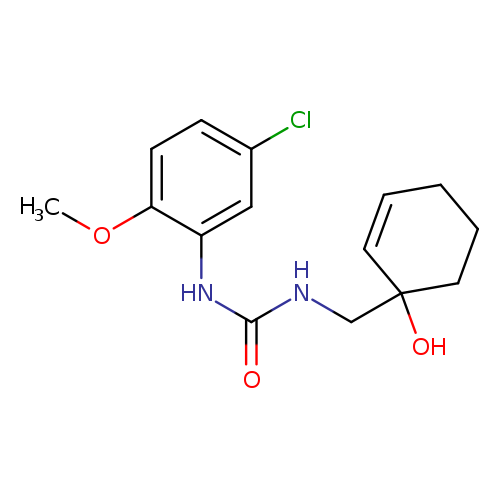 3-(5-chloro-2-methoxyphenyl)-1-[(1-hydroxycyclohex-2-en-1-yl)methyl]urea