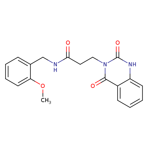 3-(2,4-dioxo-1,2,3,4-tetrahydroquinazolin-3-yl)-N-[(2-methoxyphenyl)methyl]propanamide