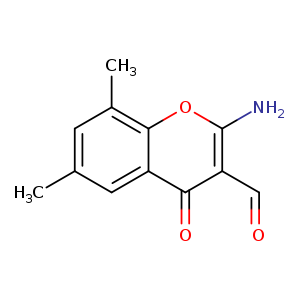 2-Amino-6,8-dimethyl-4-oxo-4h-chromene-3-carbaldehyde
