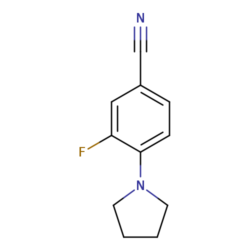 3-Fluoro-4-(pyrrolidin-1-yl)benzonitrile