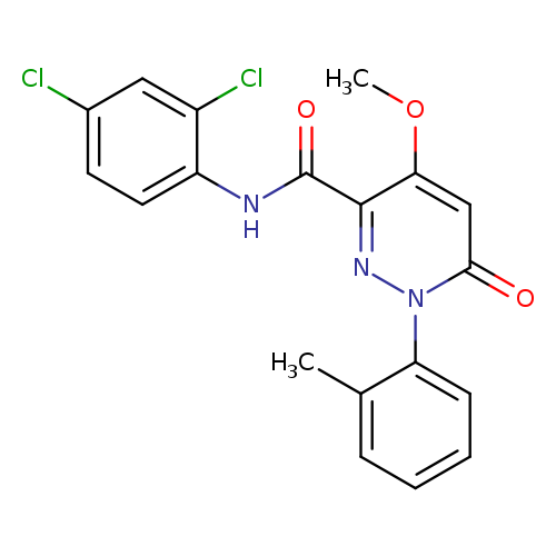 N-(2,4-dichlorophenyl)-4-methoxy-1-(2-methylphenyl)-6-oxo-1,6-dihydropyridazine-3-carboxamide