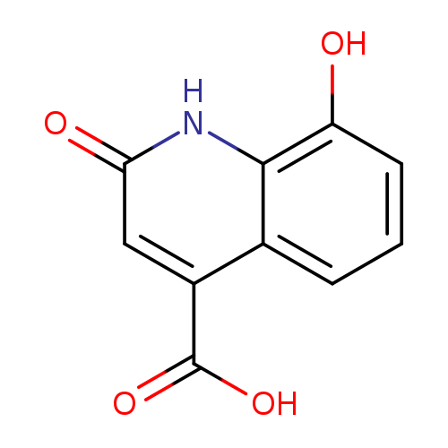 4-Quinolinecarboxylic acid, 1,2-dihydro-8-hydroxy-2-oxo-