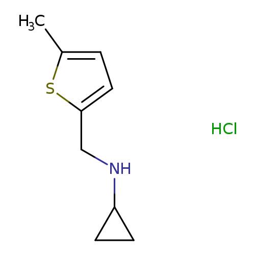 N-[(5-Methyl-2-thienyl)methyl]cyclopropanamine hydrochloride