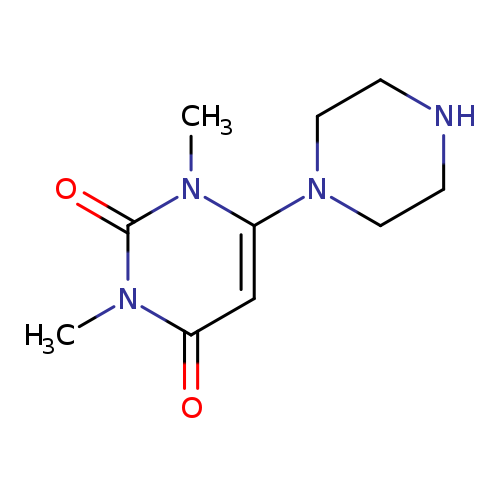 1,3-Dimethyl-6-(piperazin-1-yl)-1,2,3,4-tetrahydropyrimidine-2,4-dione