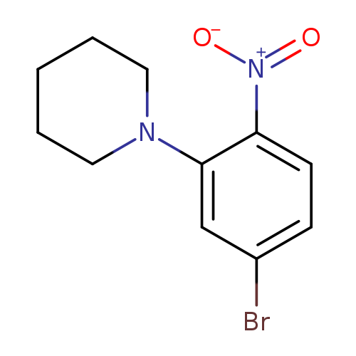 1-(5-bromo-2-nitrophenyl)piperidine
