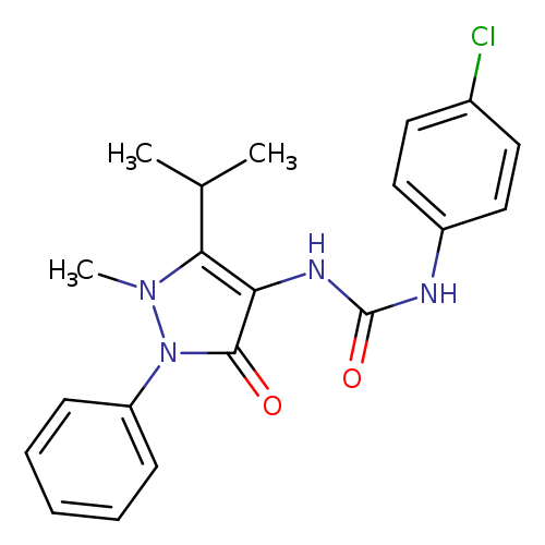 1-(4-Chlorophenyl)-3-(5-Isopropyl-1-Methyl-3-Oxo-2-Phenyl-2,3-Dihydro-1H-Pyrazol-4-Yl)Urea