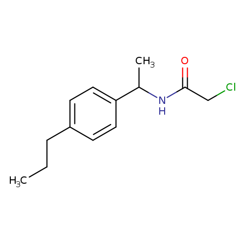 2-Chloro-n-[1-(4-propylphenyl)ethyl]acetamide