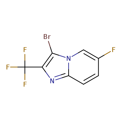 3-BROMO-6-FLUORO-2-(TRIFLUOROMETHYL)IMIDAZO[1,2-A]PYRIDINE