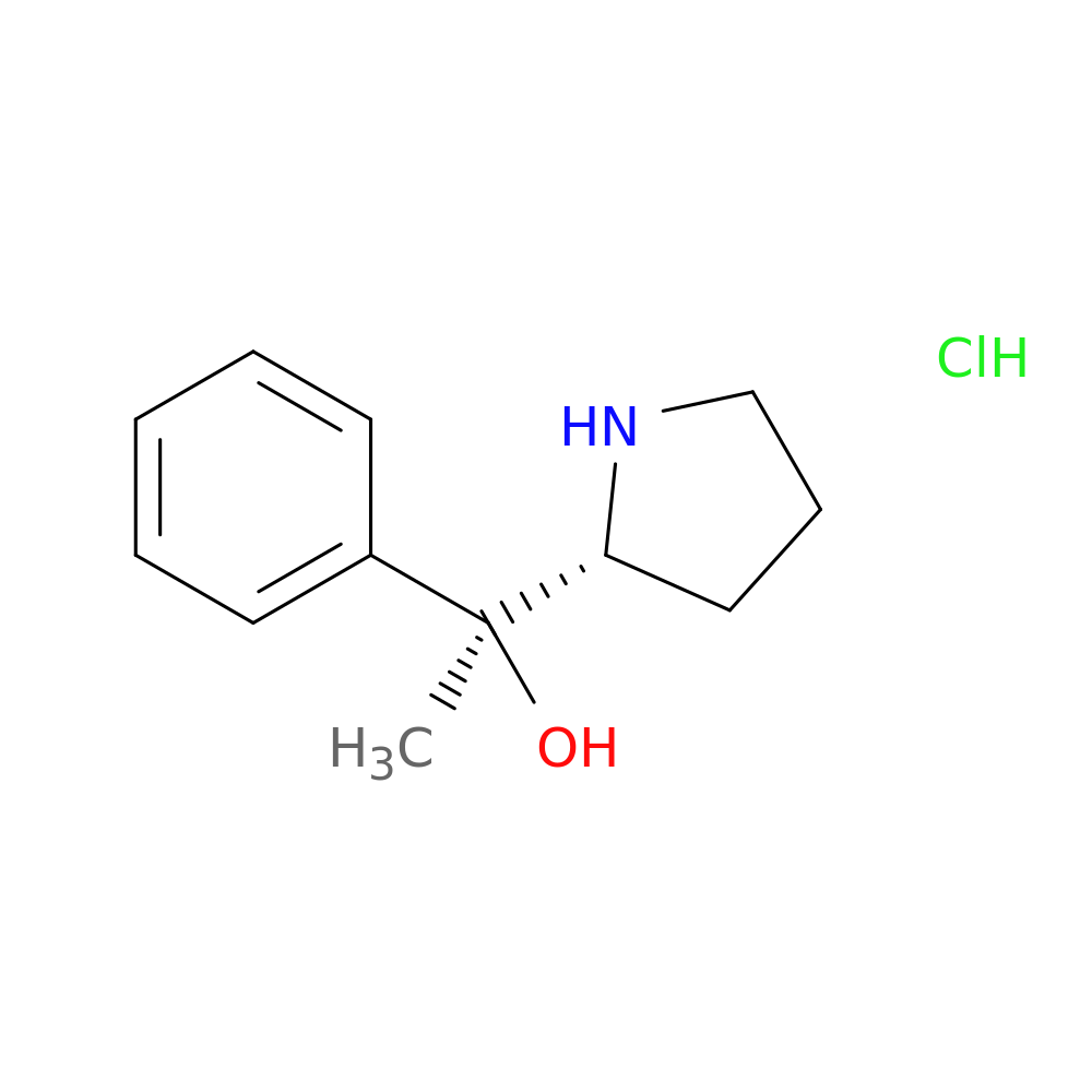 (1S)-1-phenyl-1-[(2R)-pyrrolidin-2-yl]ethan-1-ol hydrochloride