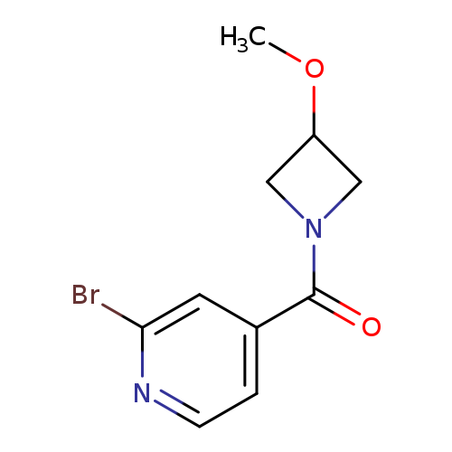 2-bromo-4-(3-methoxyazetidine-1-carbonyl)pyridine