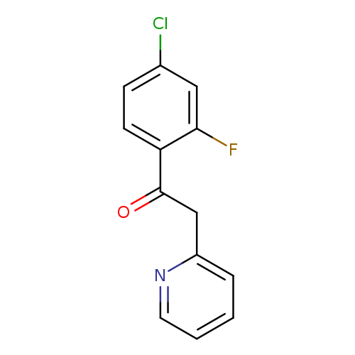 1-(4-chloro-2-fluorophenyl)-2-(pyridin-2-yl)ethan-1-one