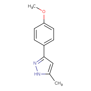Methyl 4-(5-methyl-1h-pyrazol-3-yl)phenyl ether
