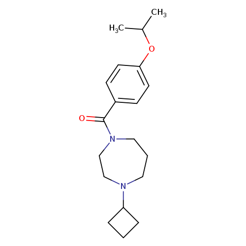1-cyclobutyl-4-[4-(propan-2-yloxy)benzoyl]-1,4-diazepane