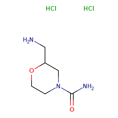2-(aminomethyl)morpholine-4-carboxamidedihydrochloride
