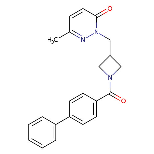 2-[(1-{[1,1'-biphenyl]-4-carbonyl}azetidin-3-yl)methyl]-6-methyl-2,3-dihydropyridazin-3-one