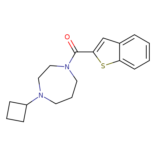 1-(1-benzothiophene-2-carbonyl)-4-cyclobutyl-1,4-diazepane