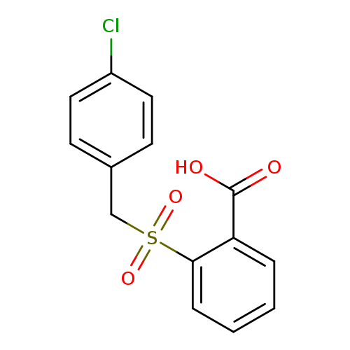 2-[(4-Chlorobenzyl)sulfonyl]benzoic acid