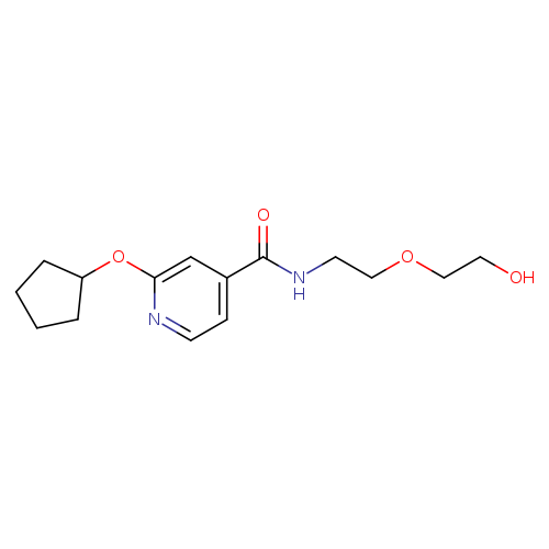 2-(cyclopentyloxy)-N-[2-(2-hydroxyethoxy)ethyl]pyridine-4-carboxamide