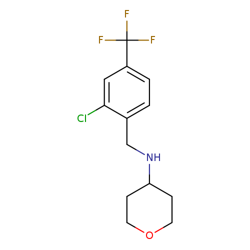 (2-Chloro-4-trifluoromethyl-benzyl)-(tetrahydro-pyran-4-yl)-amine