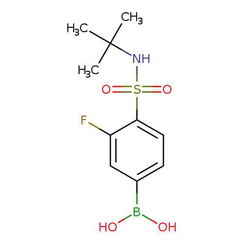 (4-(N-(tert-butyl)sulfamoyl)-3-fluorophenyl)boronic acid