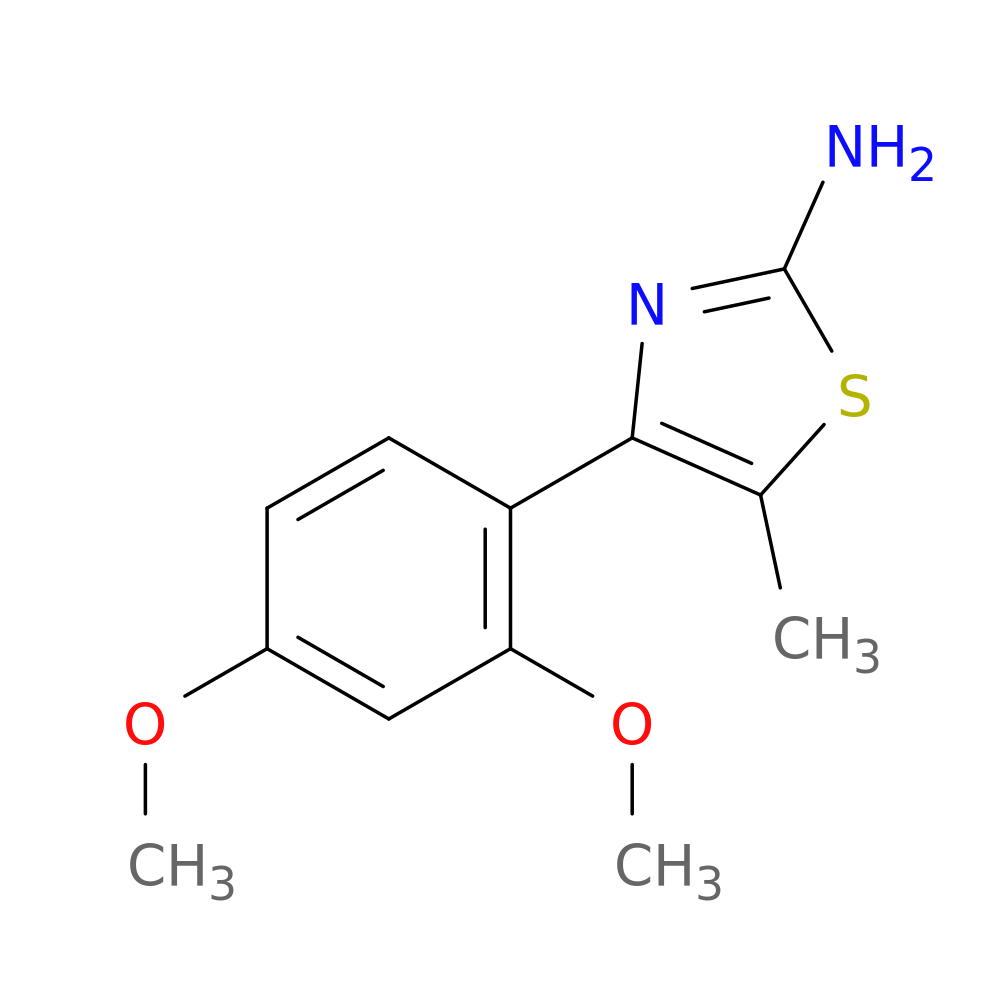 4-(2,4-Dimethoxyphenyl)-5-methylthiazol-2-amine