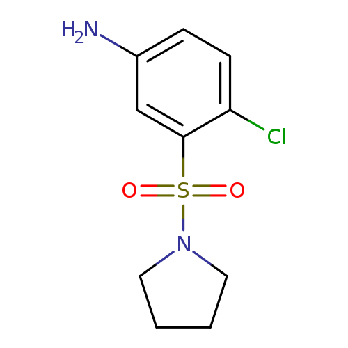 4-Chloro-3-(pyrrolidin-1-ylsulfonyl)aniline