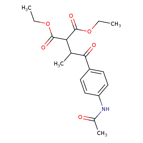 Diethyl 2-(1-(4-acetamidophenyl)-1-oxopropan-2-yl)malonate