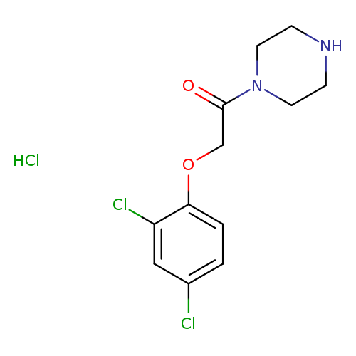 2-(2,4-Dichlorophenoxy)-1-(piperazin-1-yl)ethan-1-one hydrochloride