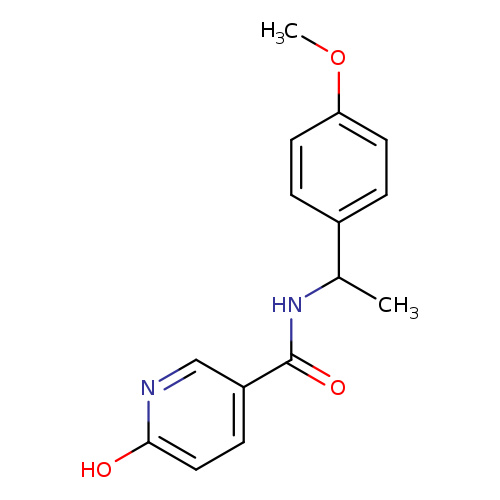 6-hydroxy-N-[1-(4-methoxyphenyl)ethyl]pyridine-3-carboxamide
