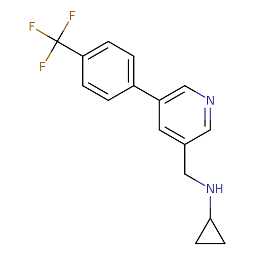 Cyclopropyl-[5-(4-trifluoromethyl-phenyl)-pyridin-3-ylmethyl]-amine