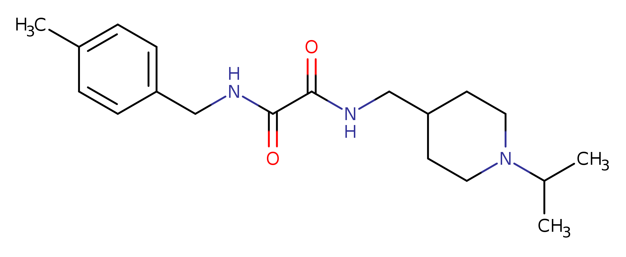 N'-[(4-methylphenyl)methyl]-N-{[1-(propan-2-yl)piperidin-4-yl]methyl}ethanediamide