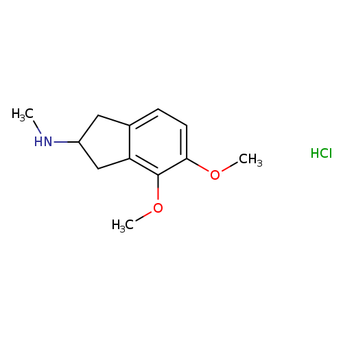4,5-dimethoxy-N-methyl-2,3-dihydro-1H-inden-2-amine hydrochloride