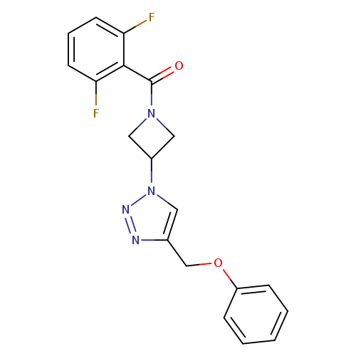 1-[1-(2,6-difluorobenzoyl)azetidin-3-yl]-4-(phenoxymethyl)-1H-1,2,3-triazole