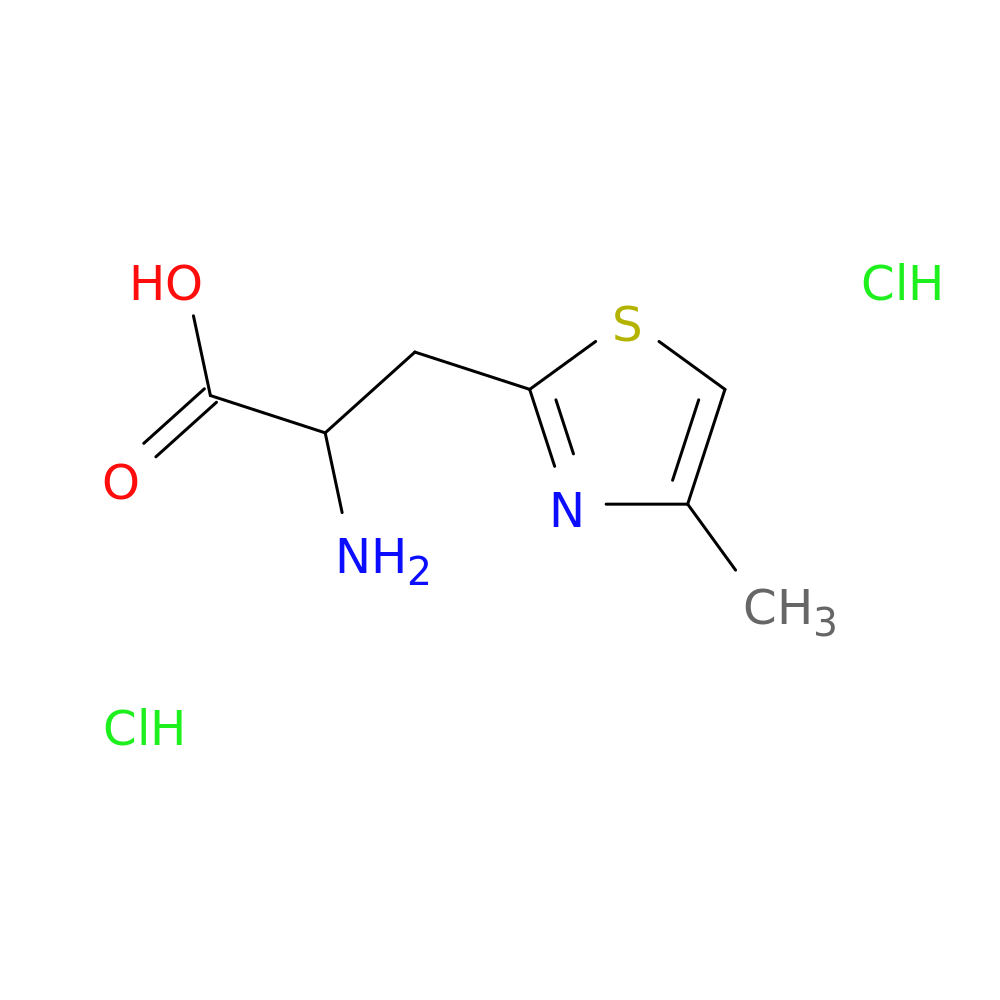 2-amino-3-(4-methyl-1,3-thiazol-2-yl)propanoic acid dihydrochloride