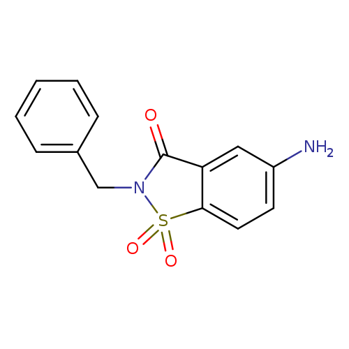 5-amino-2-benzyl-2,3-dihydro-1lambda6,2-benzothiazole-1,1,3-trione