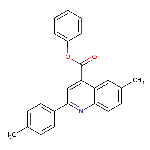 phenyl 6-methyl-2-(4-methylphenyl)-4-quinolinecarboxylate