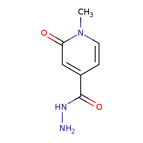 4-Pyridinecarboxylic acid, 1,2-dihydro-1-methyl-2-oxo-, hydrazide
