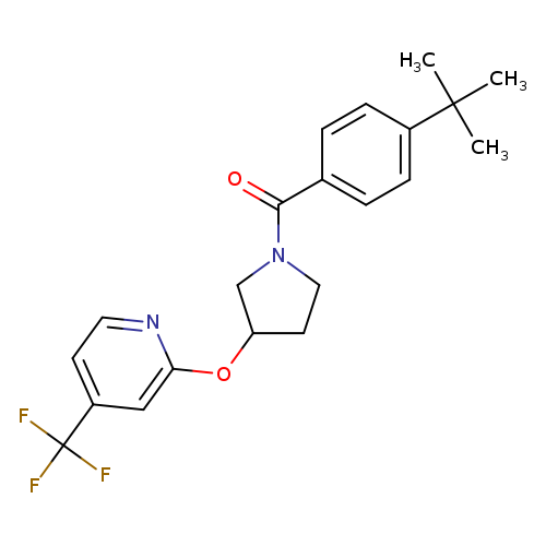 2-{[1-(4-tert-butylbenzoyl)pyrrolidin-3-yl]oxy}-4-(trifluoromethyl)pyridine