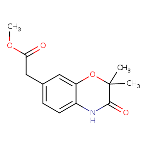 Methyl 2-(2,2-dimethyl-3-oxo-3,4-dihydro-2h-benzo[b][1,4]oxazin-7-yl)acetate