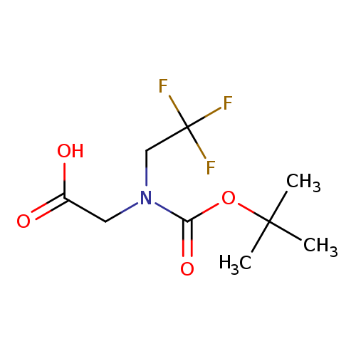 2-{[(tert-butoxy)carbonyl](2,2,2-trifluoroethyl)amino}acetic acid