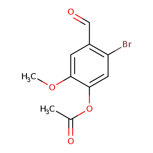 5-bromo-4-formyl-2-methoxyphenyl acetate