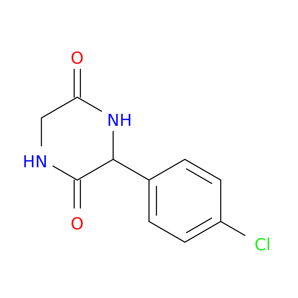 3-(4-Chlorophenyl)piperazine-2,5-dione