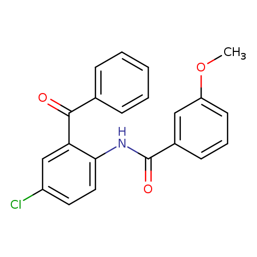 N-(2-benzoyl-4-chlorophenyl)-3-methoxybenzamide