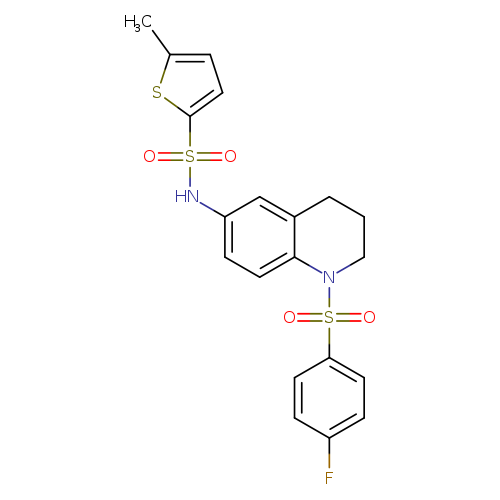 N-[1-(4-fluorobenzenesulfonyl)-1,2,3,4-tetrahydroquinolin-6-yl]-5-methylthiophene-2-sulfonamide