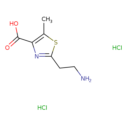 2-(2-aminoethyl)-5-methyl-1,3-thiazole-4-carboxylic acid dihydrochloride