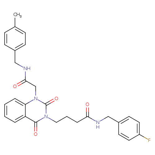N-[(4-fluorophenyl)methyl]-4-[1-({[(4-methylphenyl)methyl]carbamoyl}methyl)-2,4-dioxo-1,2,3,4-tetrahydroquinazolin-3-yl]butanamide