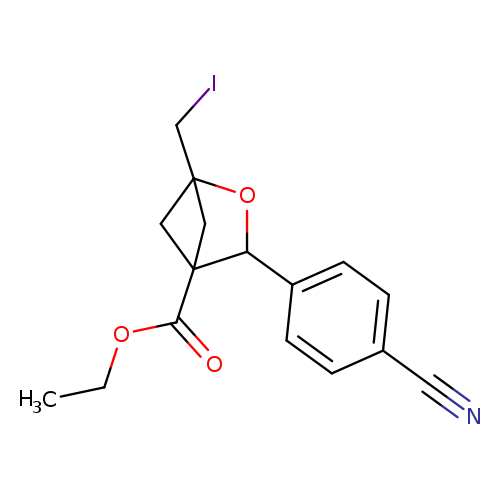 ethyl 3-(4-cyanophenyl)-1-(iodomethyl)-2-oxabicyclo[2.1.1]hexane-4-carboxylate