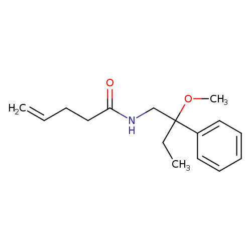 N-(2-methoxy-2-phenylbutyl)pent-4-enamide