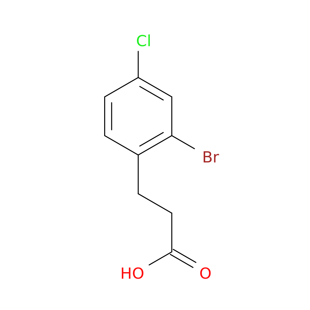 3-(2-Bromo-4-chlorophenyl)propanoic acid